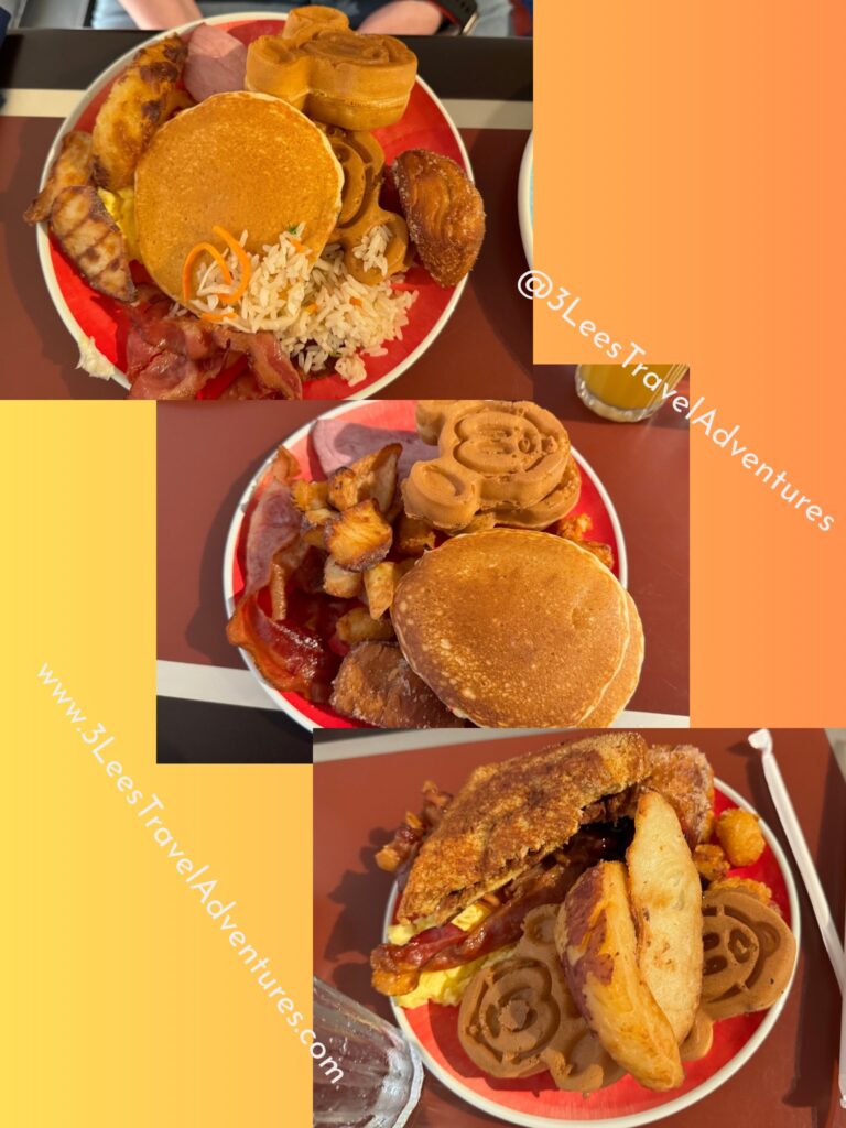 Some of the Wonderful and Delicious food that was available on the Chef Mickey’s Breakfast Buffet.