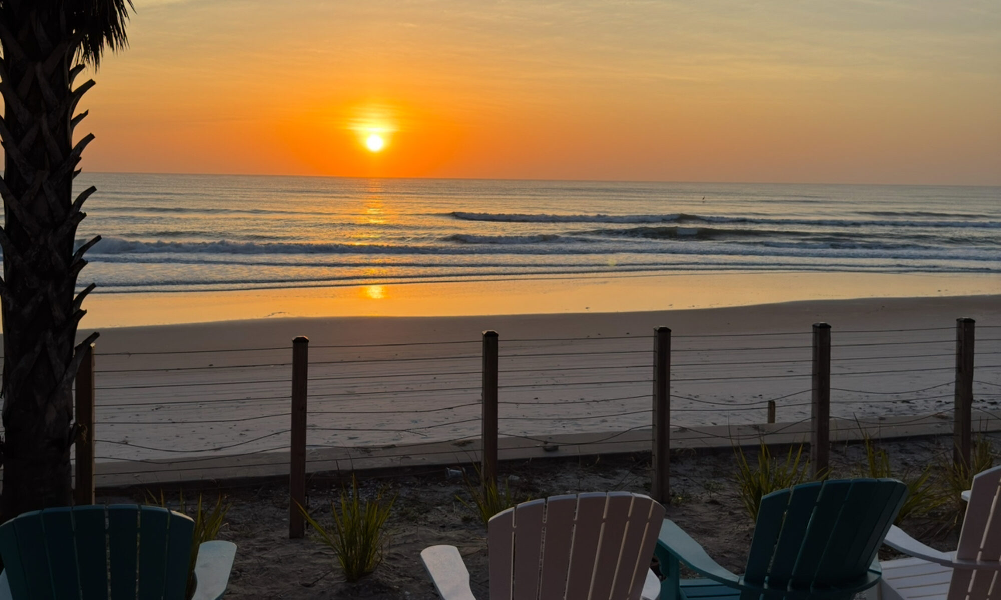 The Sun Rising over the Shores of Beautiful Daytona Beach, FL