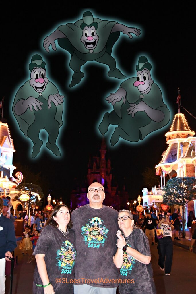 The Ghosts weren't lonesome at Mickey's Not-So-Scary Halloween Party. So glad we got to get this Magic Shot featuring these iconic characters from the Lonesome Ghosts cartoon in 2024.