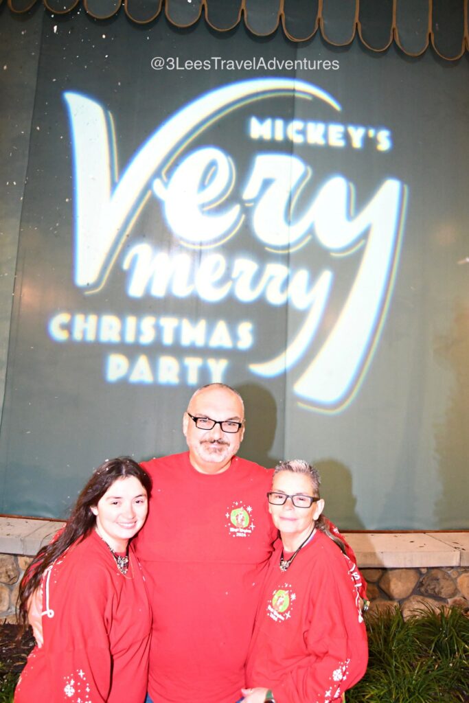 3 Lee's Travel Adventures loves Mickey's Very Merry Christmas Party at the Magic Kingdom.