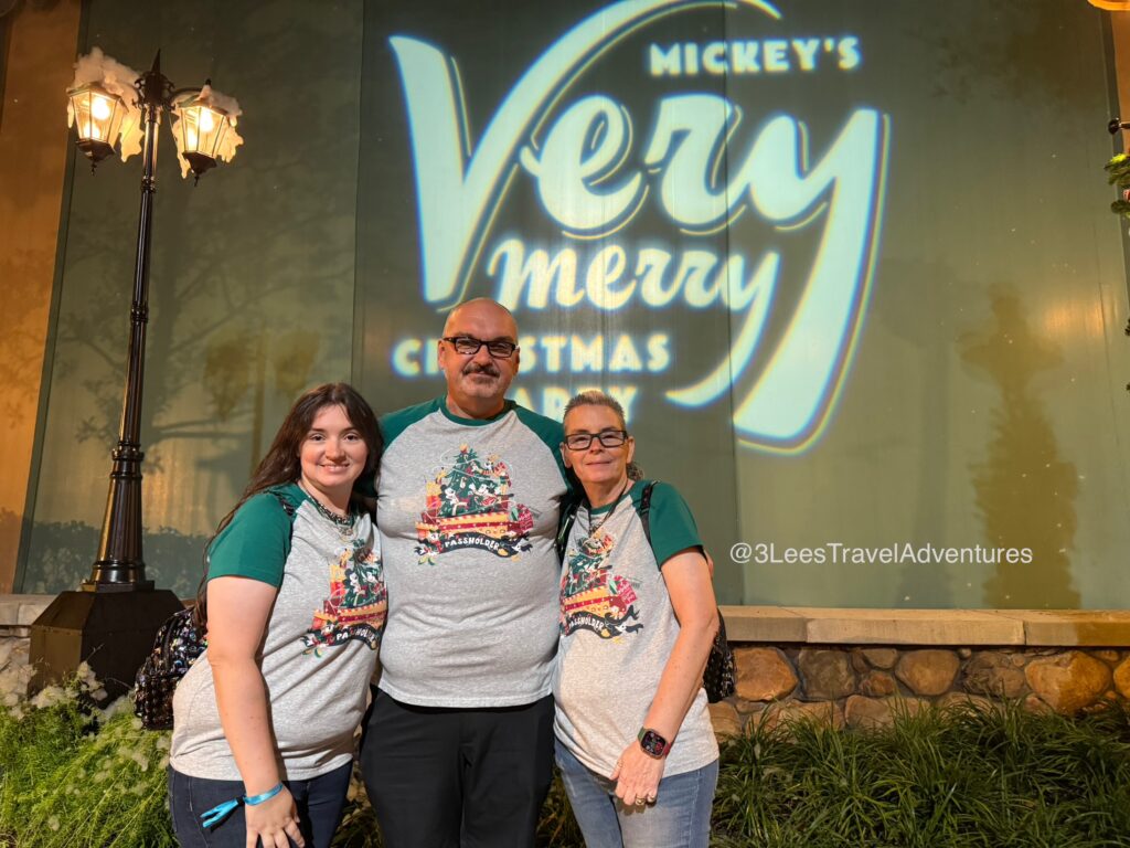 3 Lee's Travel Adventures enjoyed exploring the New Santa's Christmas Carnival during the 2024 Mickey's Very Merry Christmas Party.