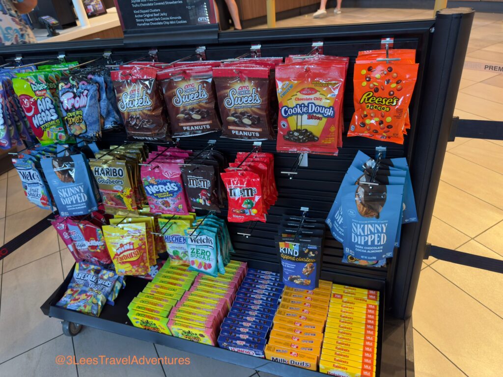 AMC Dine-In Disney Springs 24 offers Guests a large selection of Candy to choose from. I was glad to see that there selection included Starburst.