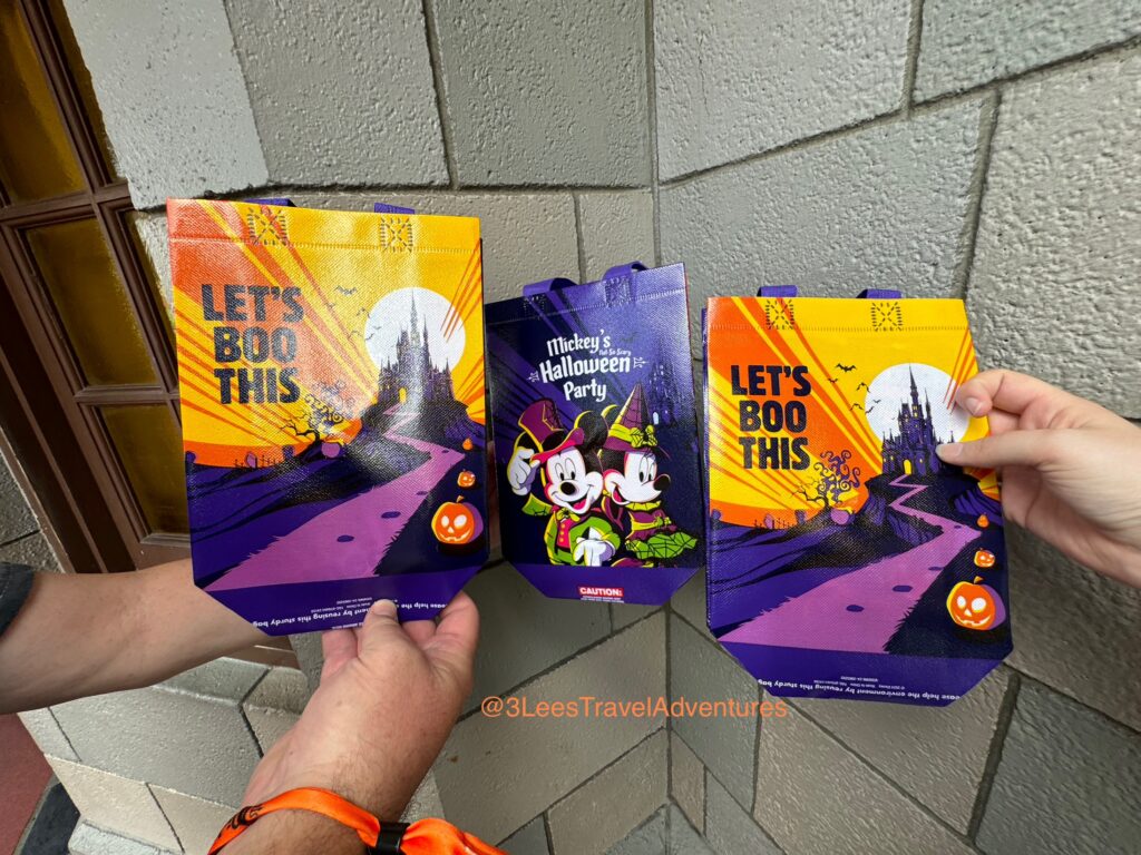 Guests attending Mickey's Not-So-Scary Halloween Party get a Trick-or-Treat bag to us during the party and to take home with them. This is the 2024 Design.
