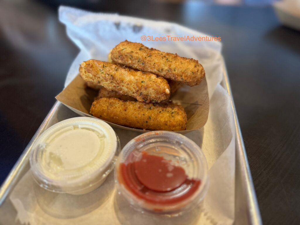 The Cheese Sticks from 1720 Burger Bar were delicious and a great Appetizer choice.
