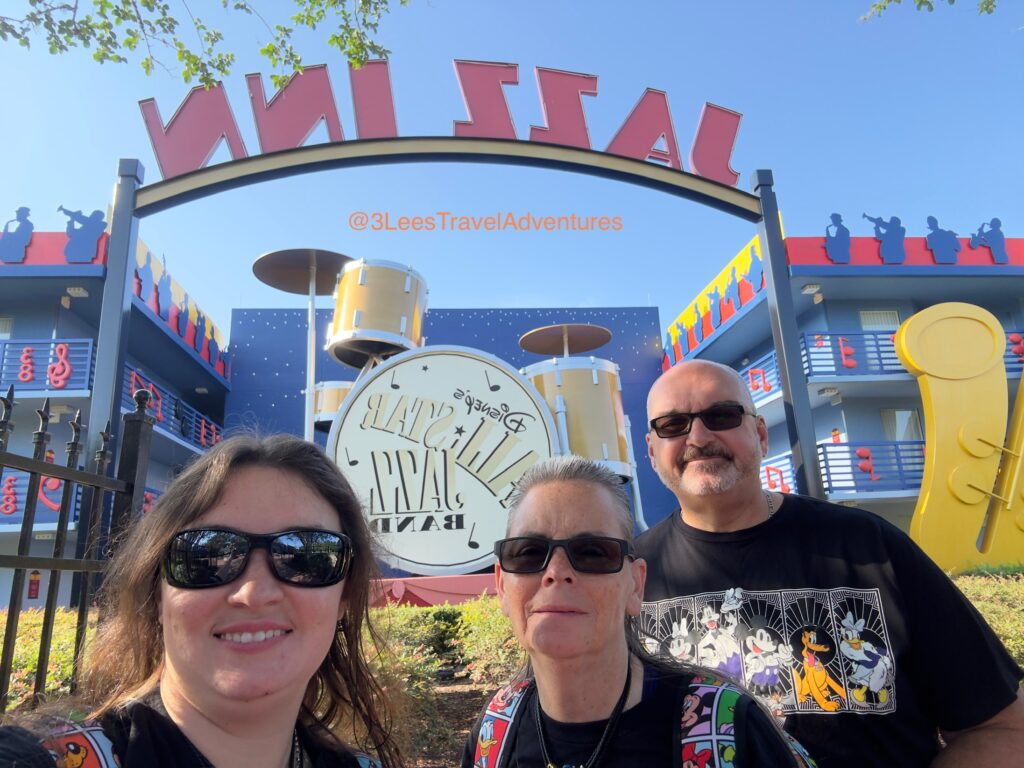 The Jazz Inn Section at Disney's All-Star Music Resort brought the House Down with all of it's Jazz Instruments Represented.