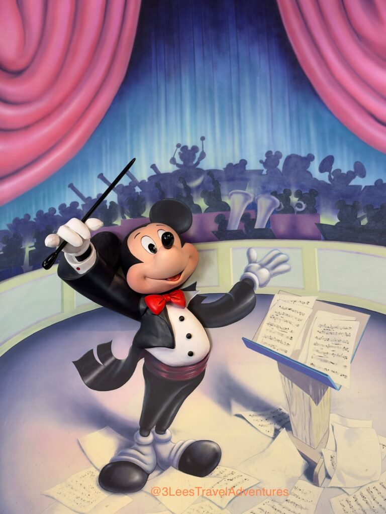 Maestro Mickey Mouse leads the Symphony of Memories at Disney's All-Star Music Resort.