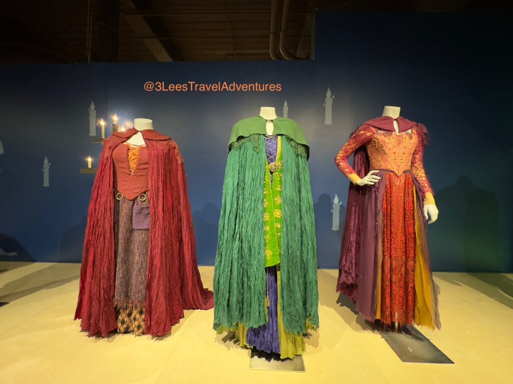 "I put a Spell on You" The Sanderson Sisters Costumes brought an exciting anticipation for the upcoming Fall Season to Walt Disney Archives Presents Heroes & Villains: The Art of the Disney Costume in Columbia, SC on June 21, 2025.