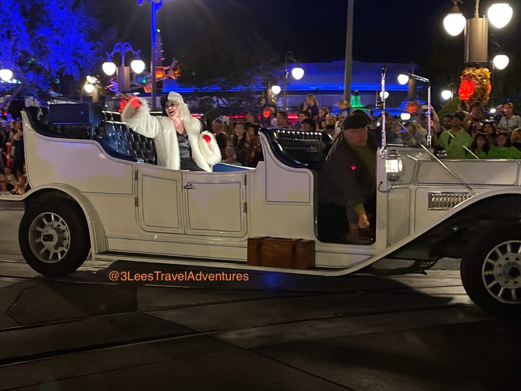 The Villains run amuck during Mickey's Not-So-Scary Halloween Party, especially during Mickey's "Boo-to-You" Halloween Parade.