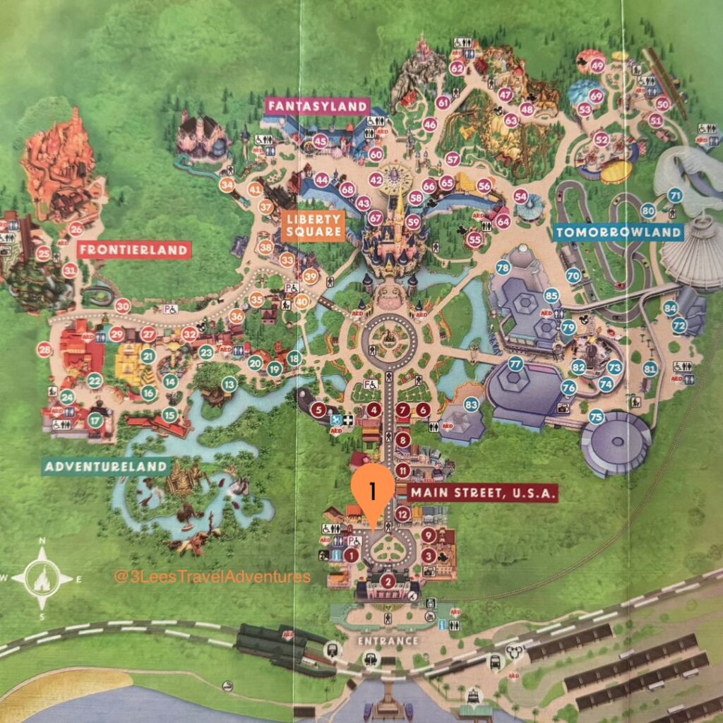 3 Lee's Travel Adventures saw the 9:00 pm New Starlight Parade on July 26, 2025 while standing across from the Fire Station near the Emporium.