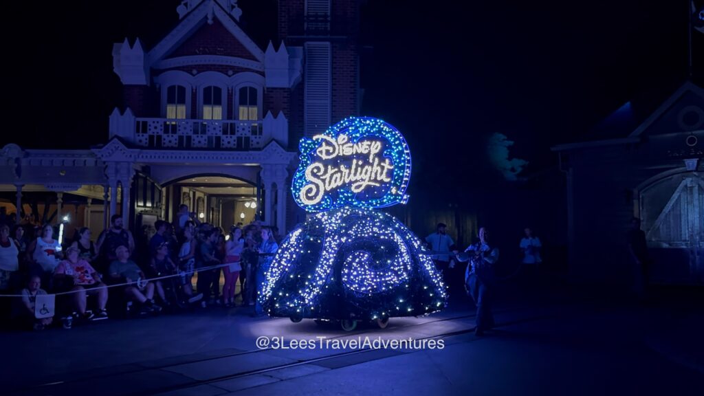 Disney Starlight: Dream the Night Away is the Fantastic Nighttime Parade at the Magic Kingdom.