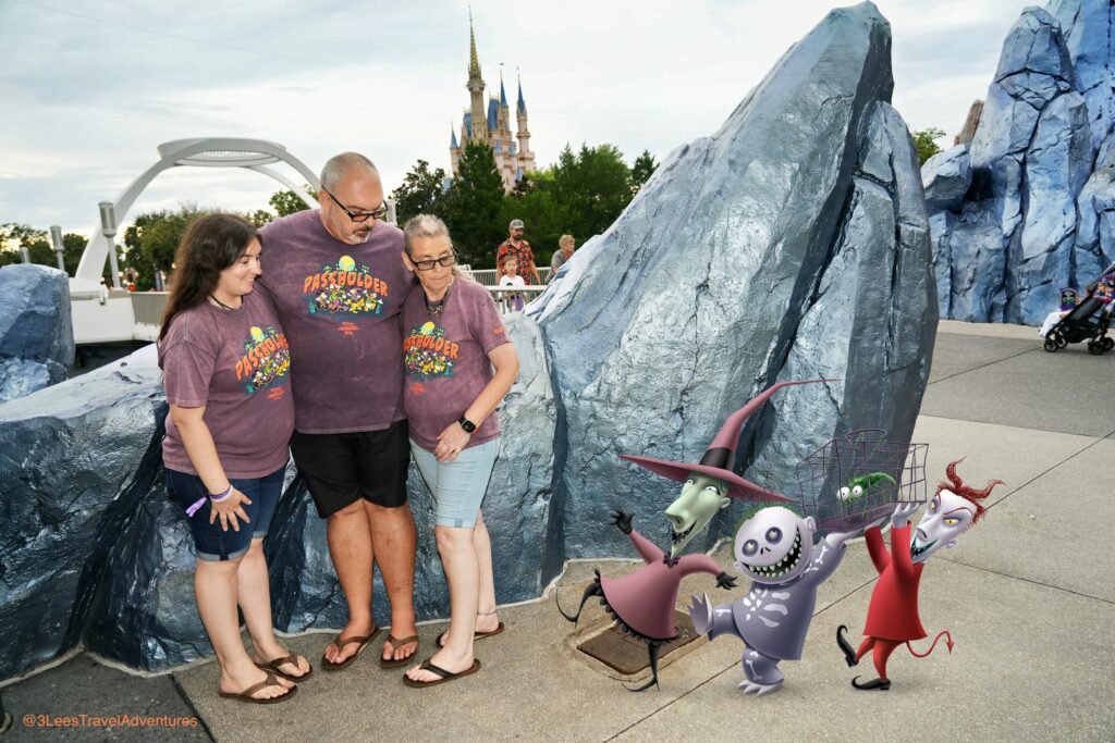 We, 3 Lee's Travel Adventures, LOVE Magic Shots. They are so cool, and can include some fun characters, like this one with Lock, Shock, and Barrel.