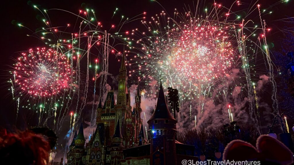 Minnie Mouse presents Guests with a Wonderful Christmas Display, filled with Love, Laughter, Fireworks, Projections, and Treasured Music.