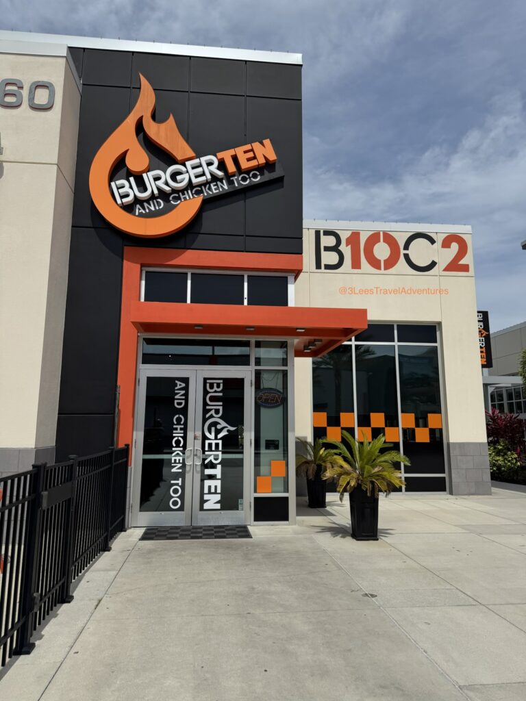 Conveniently located on Daytona Boulevard, BurgerTen and ChickenToo is in the middle of all of the action at One Daytona.