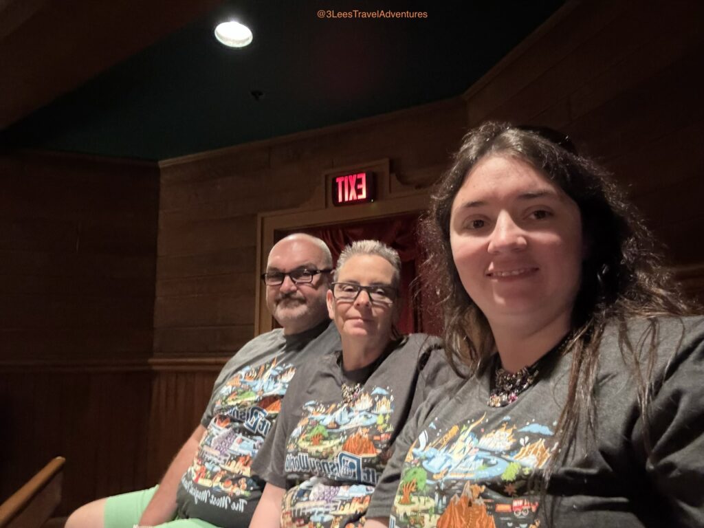 We, 3 Lee's Travel Adventures, enjoy a visit to Country Bear Hall to see the Country Bear Musical Jamboree.