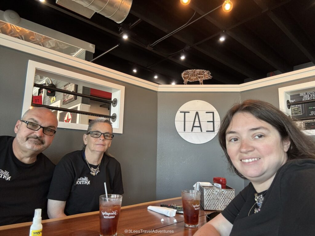 We, 3 Lee's Travel Adventures, very much enjoyed our first experience dining at Pumphouse BBQ.