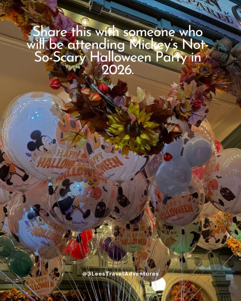 Share this with someone who will be attending Mickey's Not-So-Scary Halloween Party in 2026.